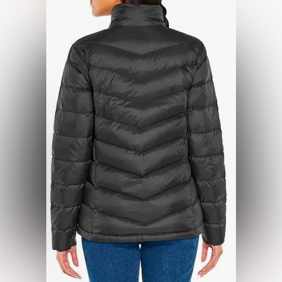 Eddie Bauer Ladies Down Packable Jacket Matte Black NWT Size 2XL - Picture 3 of 9